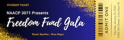2026 NAACP Freedom Fund Dinner – Student Table