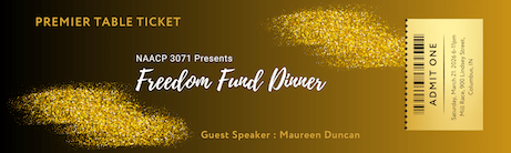 2026 NAACP Freedom Fund Dinner – Premier Table Seating
